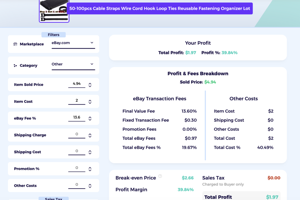 eBay fee calculator net payout to start drosphipping on eBay with no money