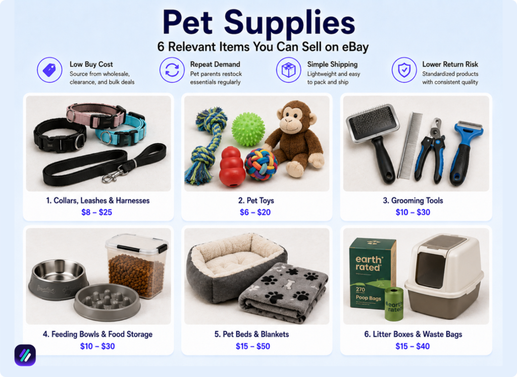 easiest things to sell on ebay pet supplies