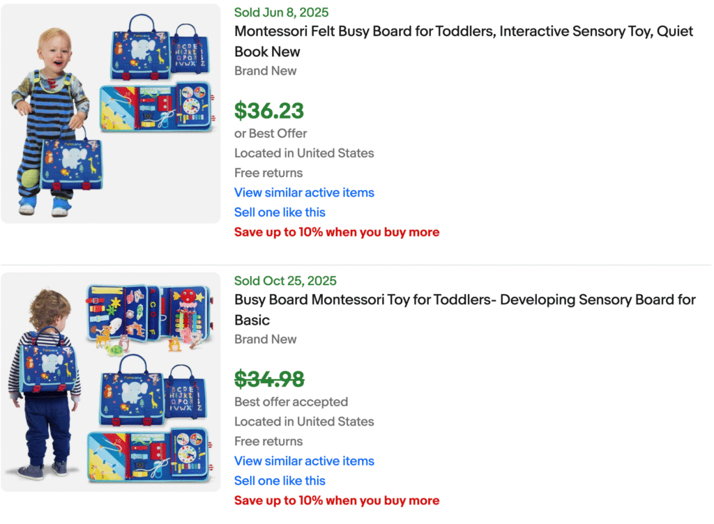 ebay competitor analysis sold history check
