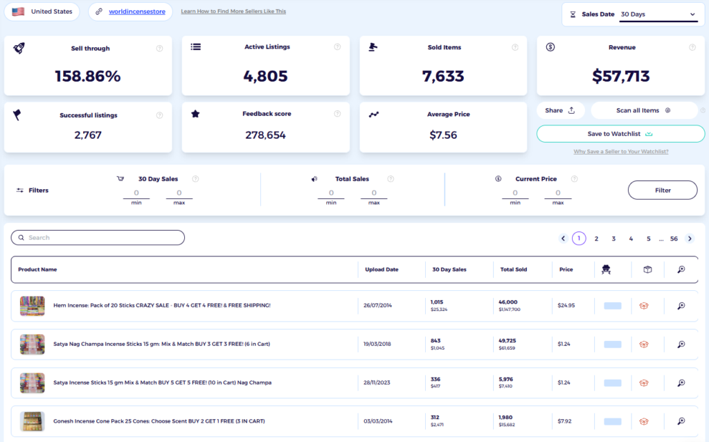 ebay competitor research tool for validating products for ebay dropshipping