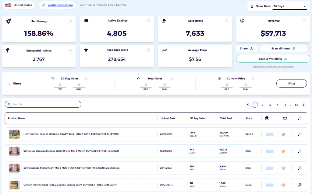 ebay competitor research tool for validating products for ebay dropshipping