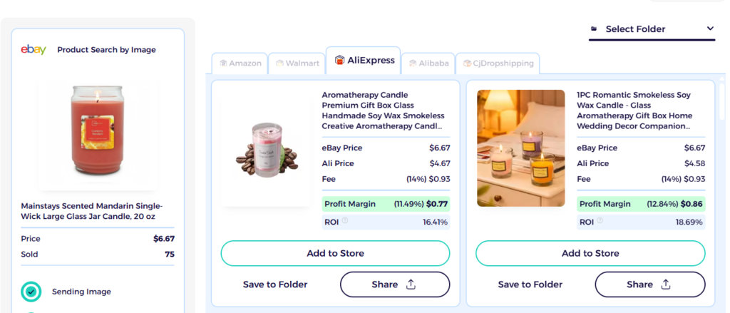 ebay dropshipping item finder for dropshipping candles