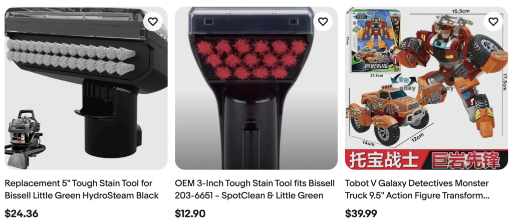 check the ebay product listing of the ebay seller you want