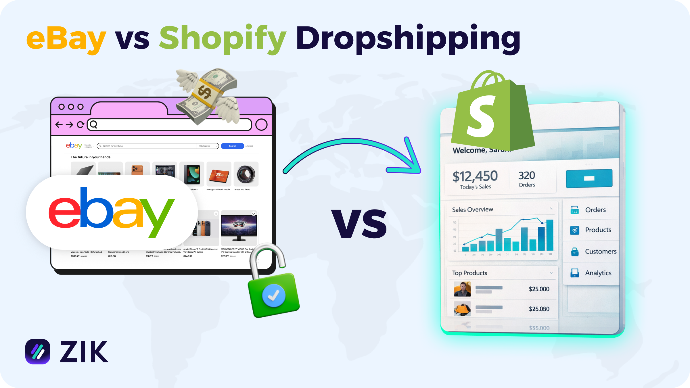 ebay vs shopify dropshipping