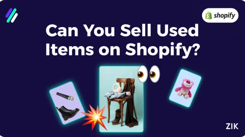 can you sell used items on shopify