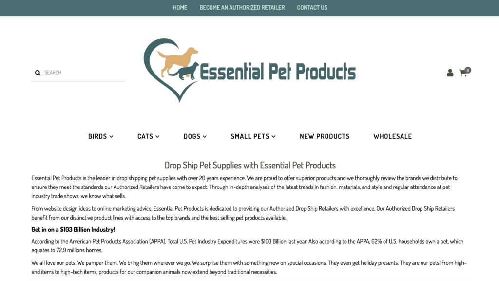 essential pet products pet dropshipping suppliers