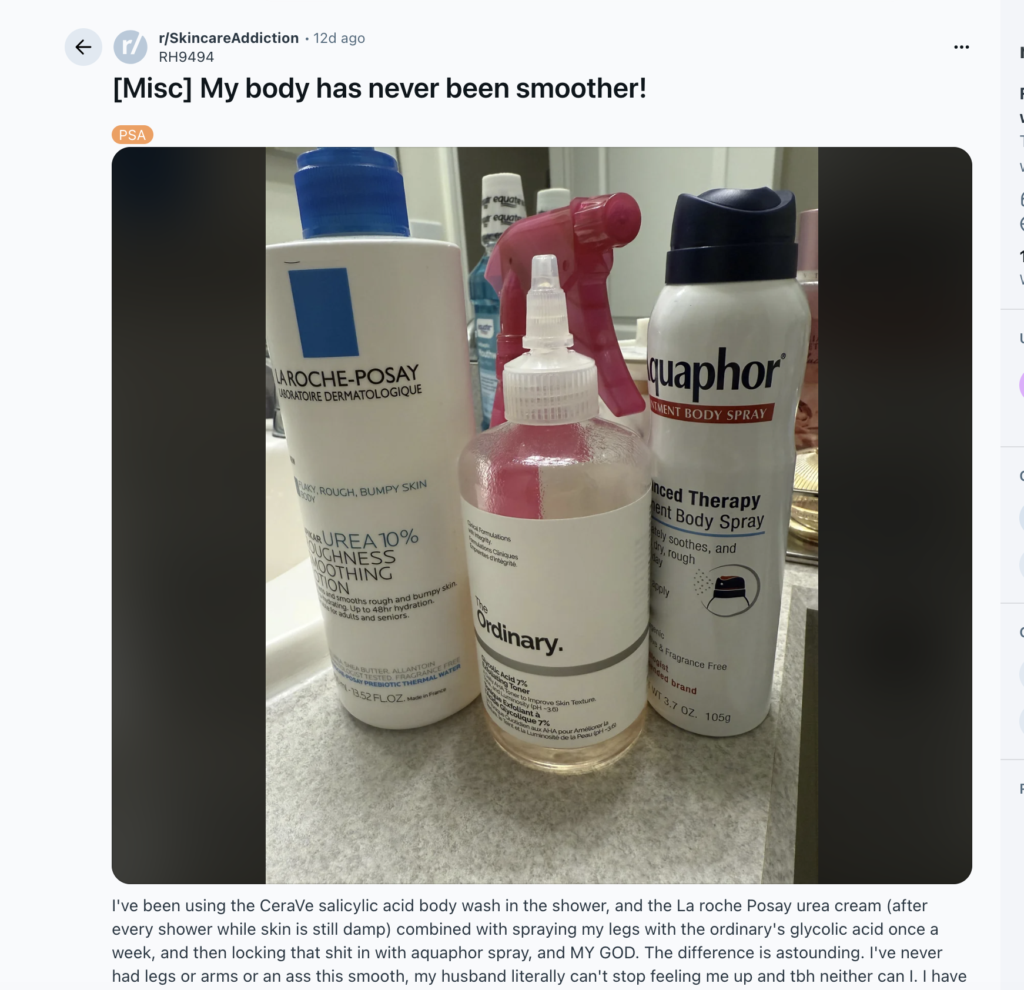 find reddit discussions on trending dropshipping cosmetics products