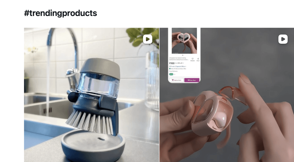how to start shopify dropshipping by finding trending products through social media hashtags`