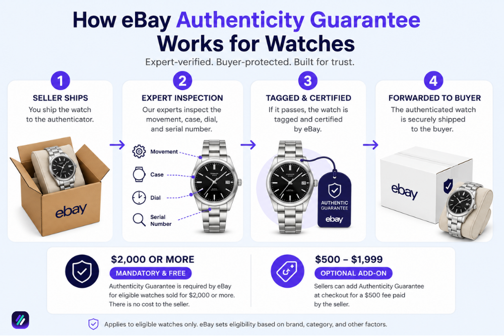 how eBay Authenticity Guarantee works for watches