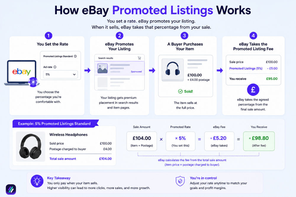 how ebay promoted listings work for dropshipping eBay UK