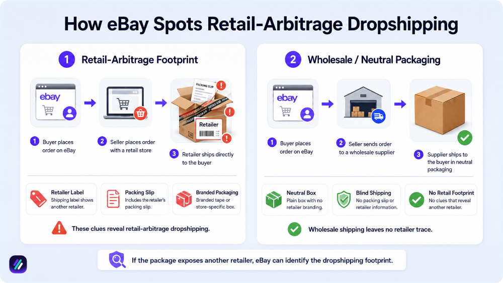 how ebay spots arbitrage dropshipping
