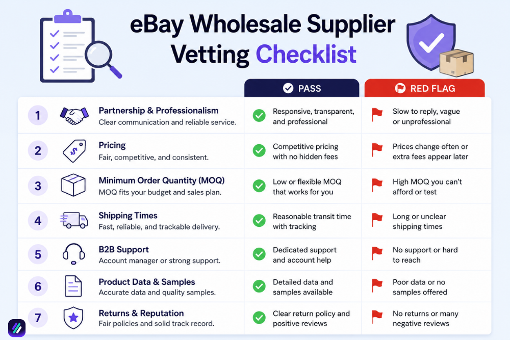 how to check an ebay wholesale supplier