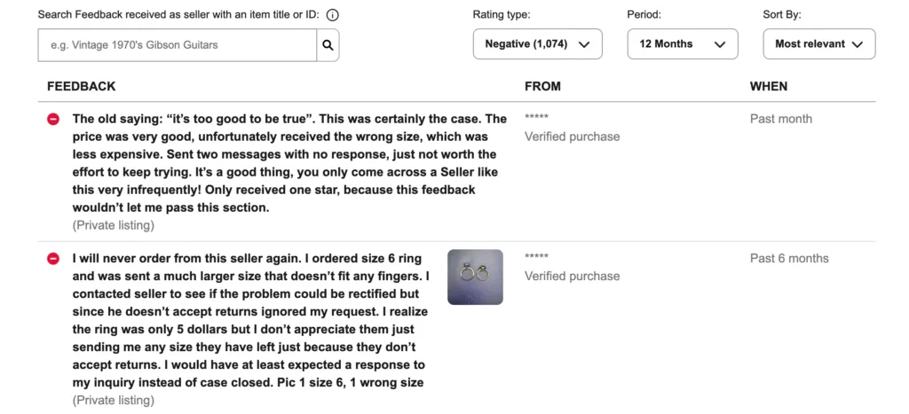 how to find items to sell on ebay competitor reviews