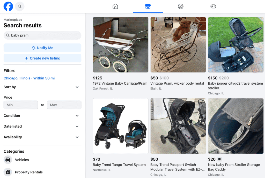 how to find items to sell on ebay facebook marketplace