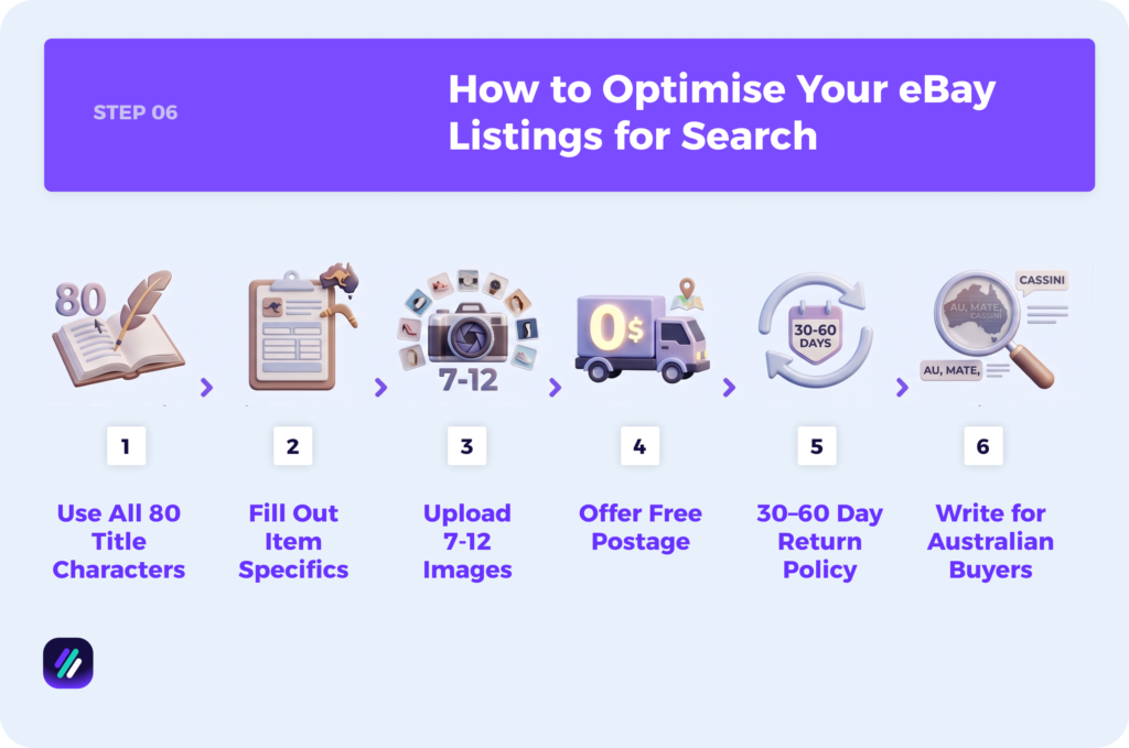 how to optimize your ebay australia listings for search