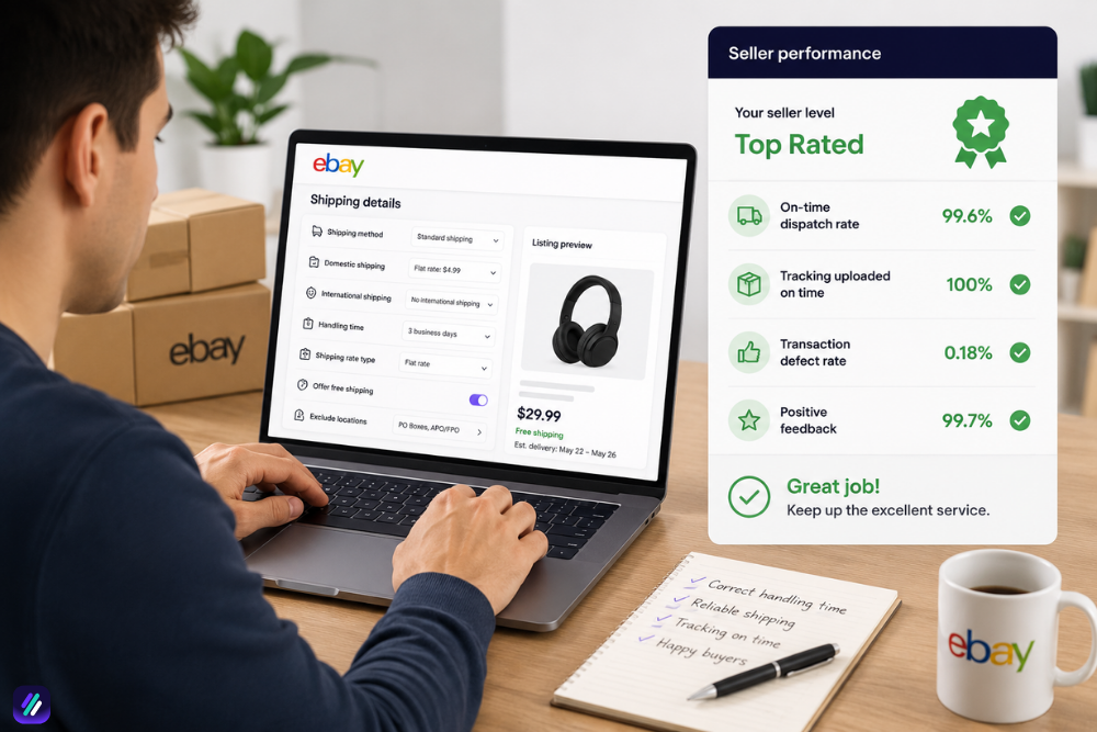 how to set up shipping on eBay for