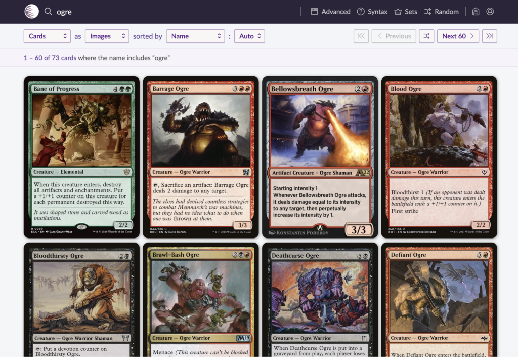 identifying an exact MTG printing on Scryfall before listing on ebay