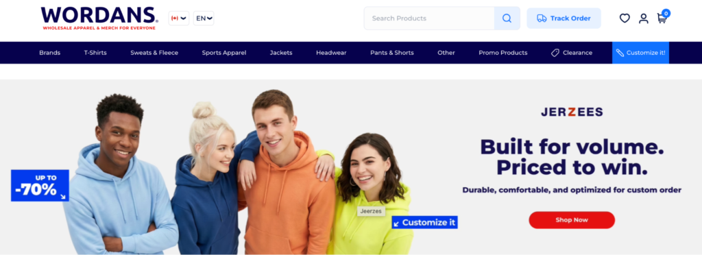 local dropshipping suppliers canad Wordans