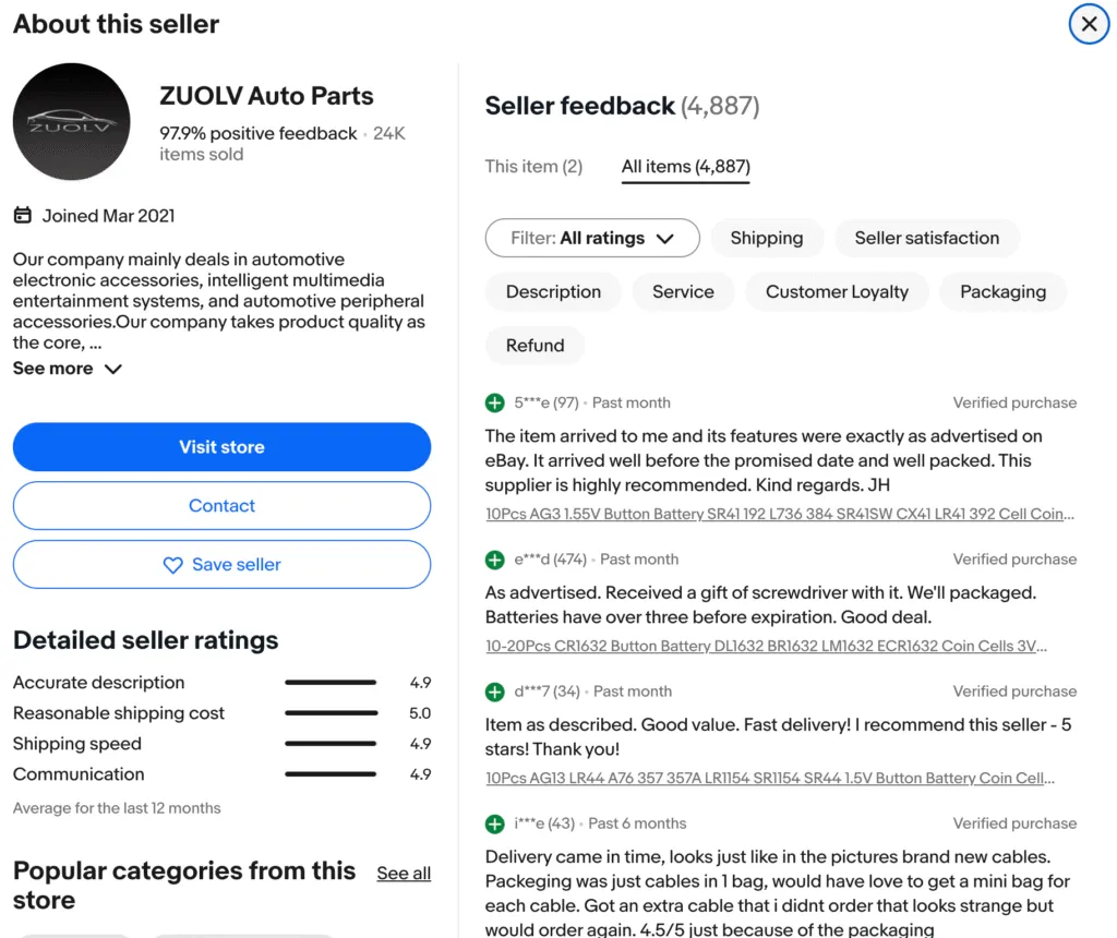 manual ebay competitor analysis