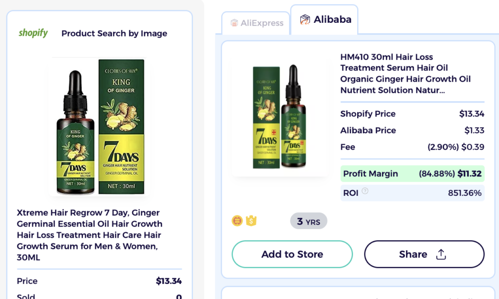 mens hair growth care dropshipping hair products shopify product explorer