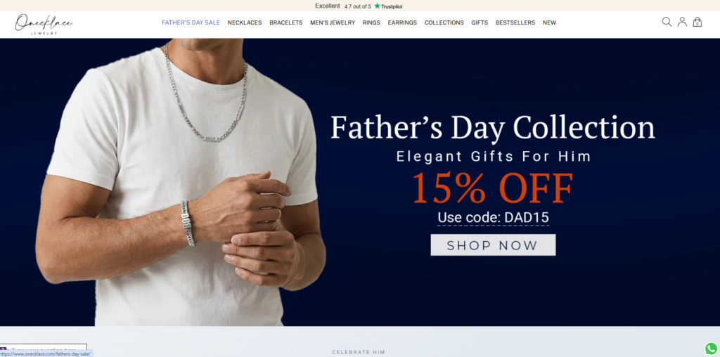 onecklace one of the dropshipping jewelry suppliers