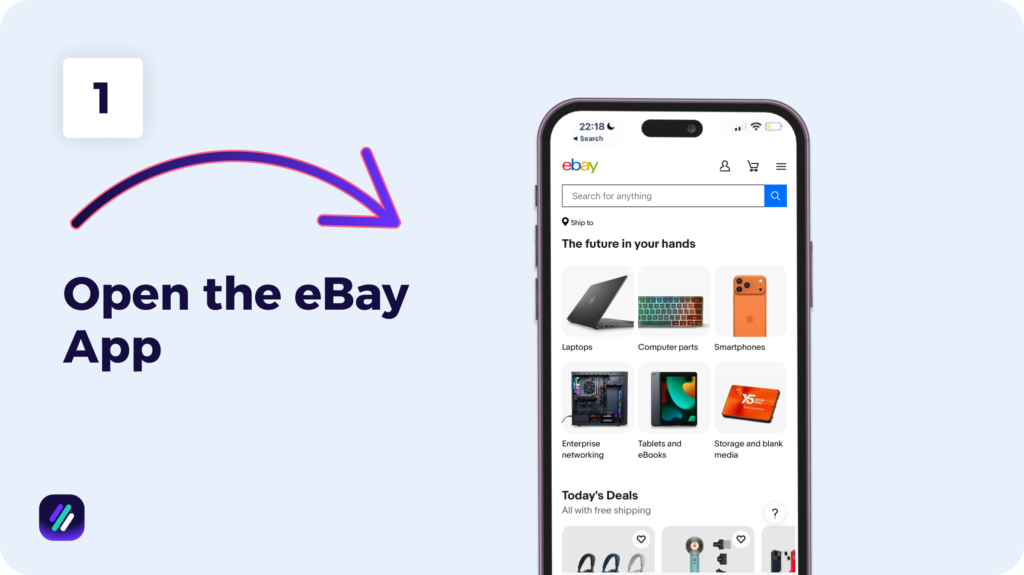 open the ebay app when finding an ebay seller