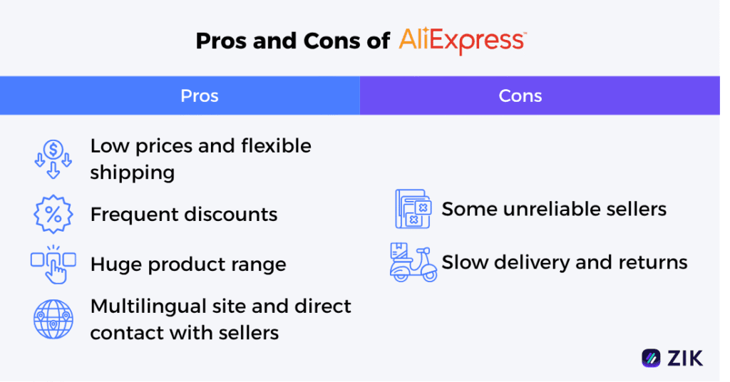 pros and cons of aliexpress