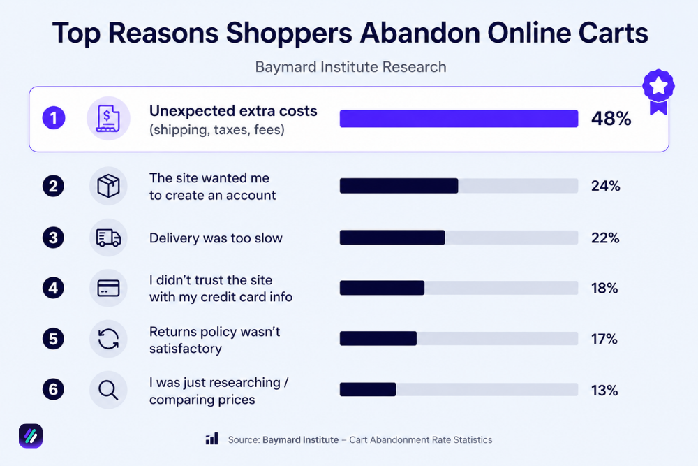 reasons of people abandon their cards and not sell fast on eBay