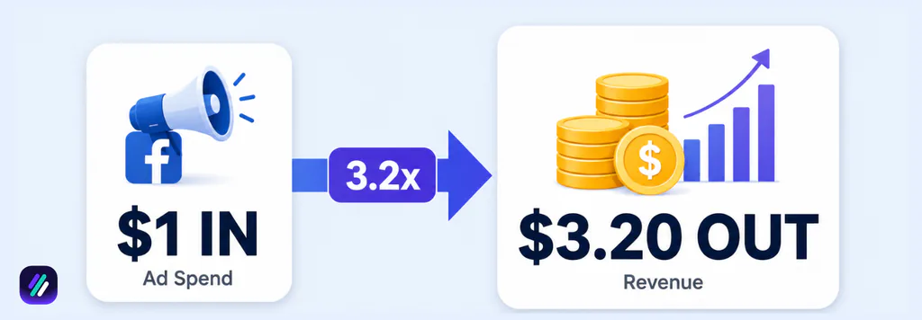 roi of dropshipping ad spend average