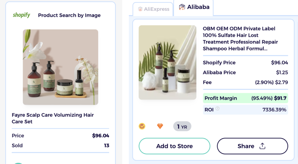 scalp care sets dropshipping hair products shopify product explorer