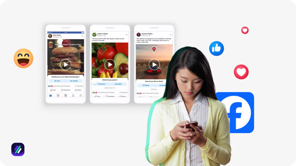 scrolling ads for product research