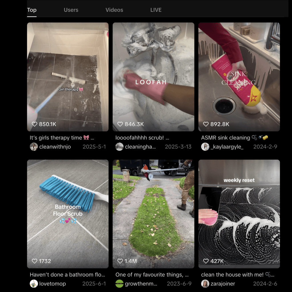 select your tiktok dropshipping niche and start in the tiktok creative center showing products