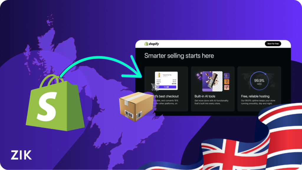 shopify dropshipping in UK