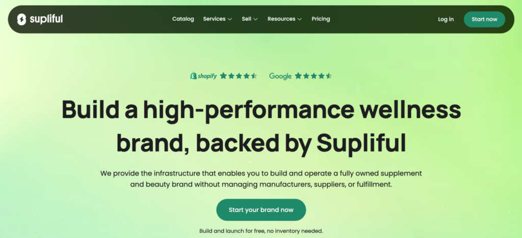 supliful dropshipping supplement supplier