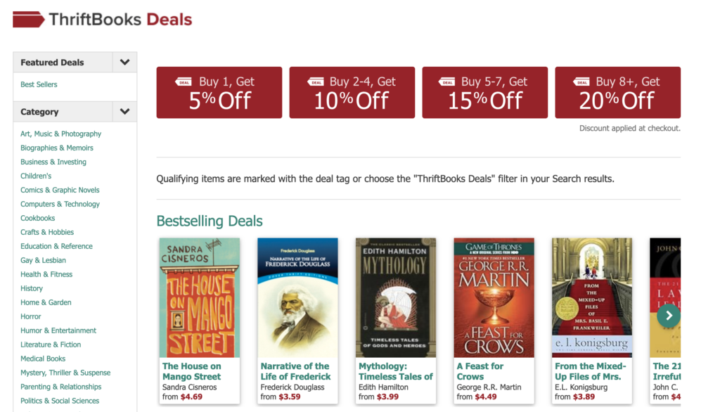 thriftbooks sourcing