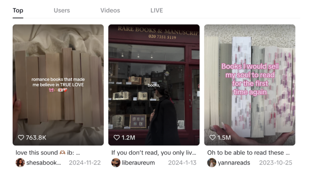 tiktok book research