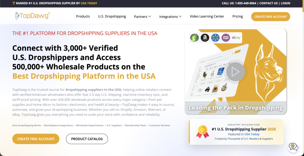 topdawg pet dropshipping suppliers