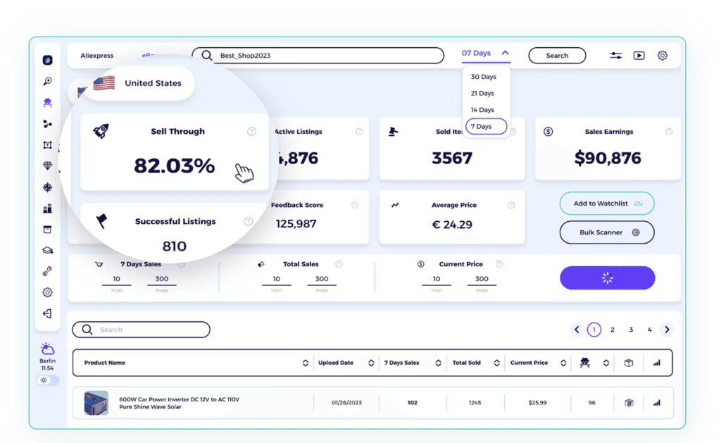 use zik analytics ebay competitor research tool to find top selling products from competitors fro aliexpress to ebay dropshipping