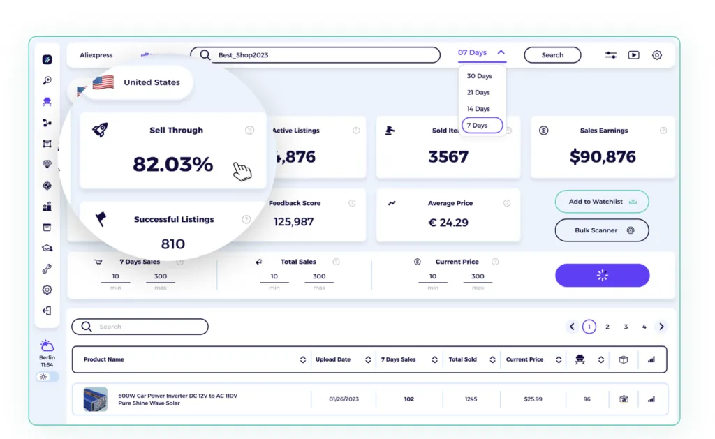 use zik analytics ebay competitor research tool to find top selling products from competitors fro aliexpress to ebay dropshipping