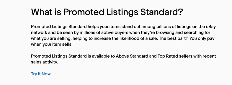 what are eBay promoted listings 