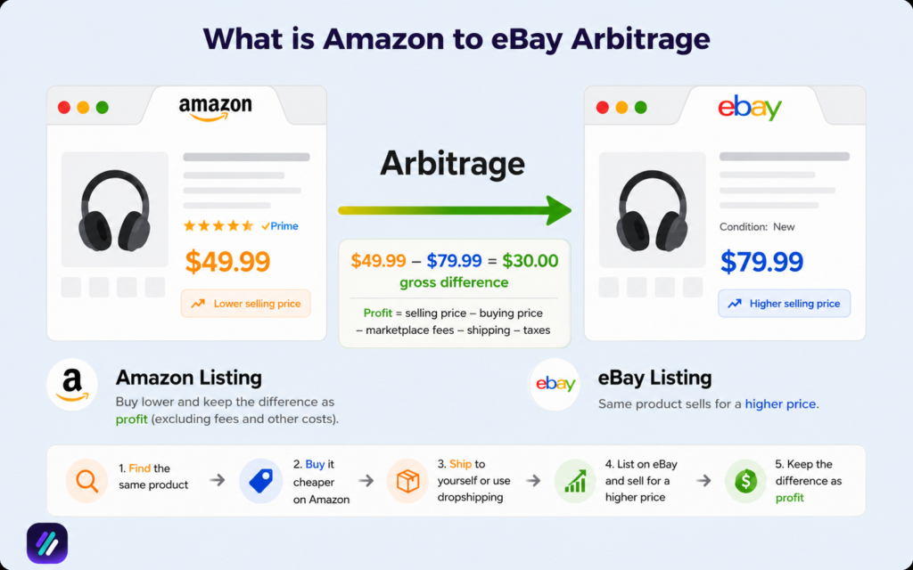 what is amazon to ebay arbitrage