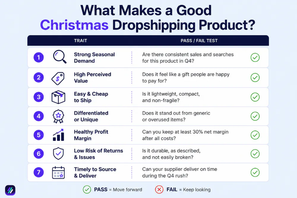 what makes a good christmas dropshipping product