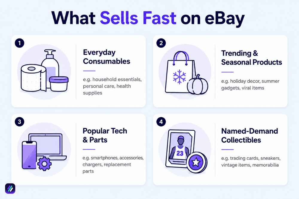 what sells fast on eBay by category