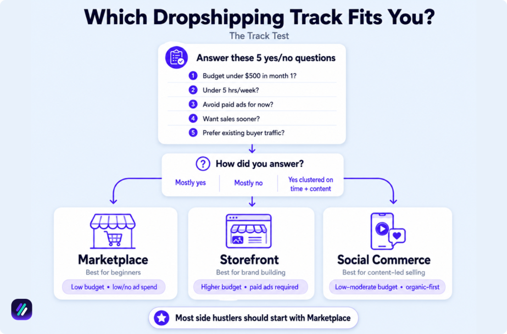 which dropshipping side hustly type is the best for you