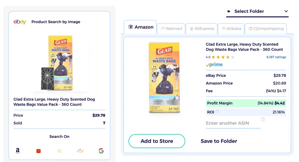 zik analytics product search by image