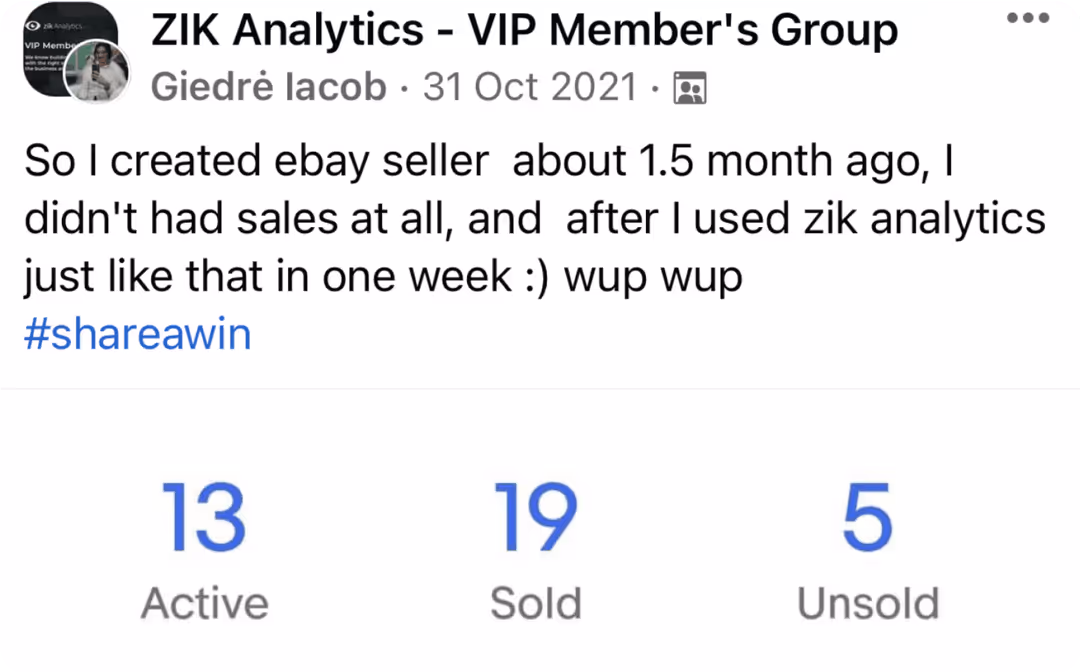 ZIK Success Comment 2